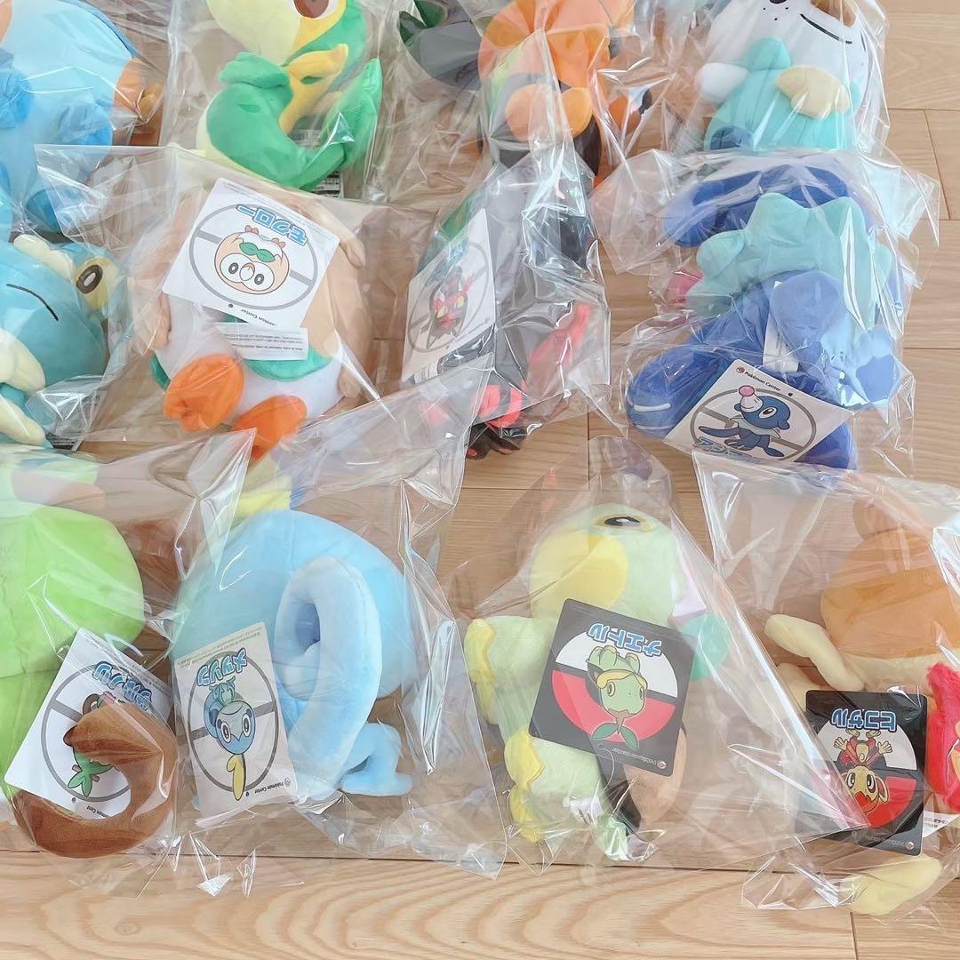 ポケモンセンター　オリジナル　御三家　ぬいぐるみ　セット
