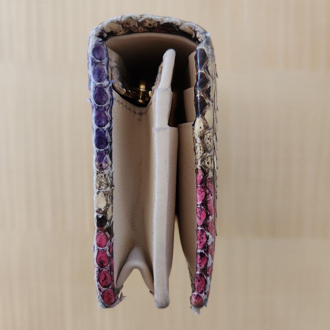 GUCCI グッチ パイソン スモール ウォレット　折り財布