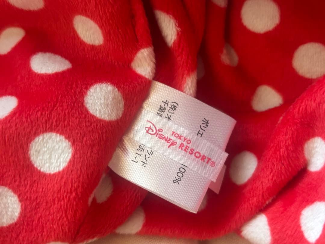 ミニーマウス 耳付き帽子 手袋付き