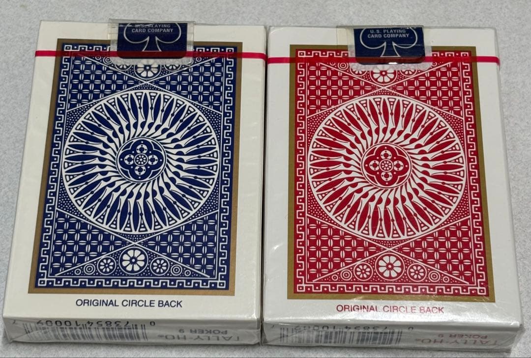 Tally-Ho Gold Trim 青裏、赤裏 2デックセット