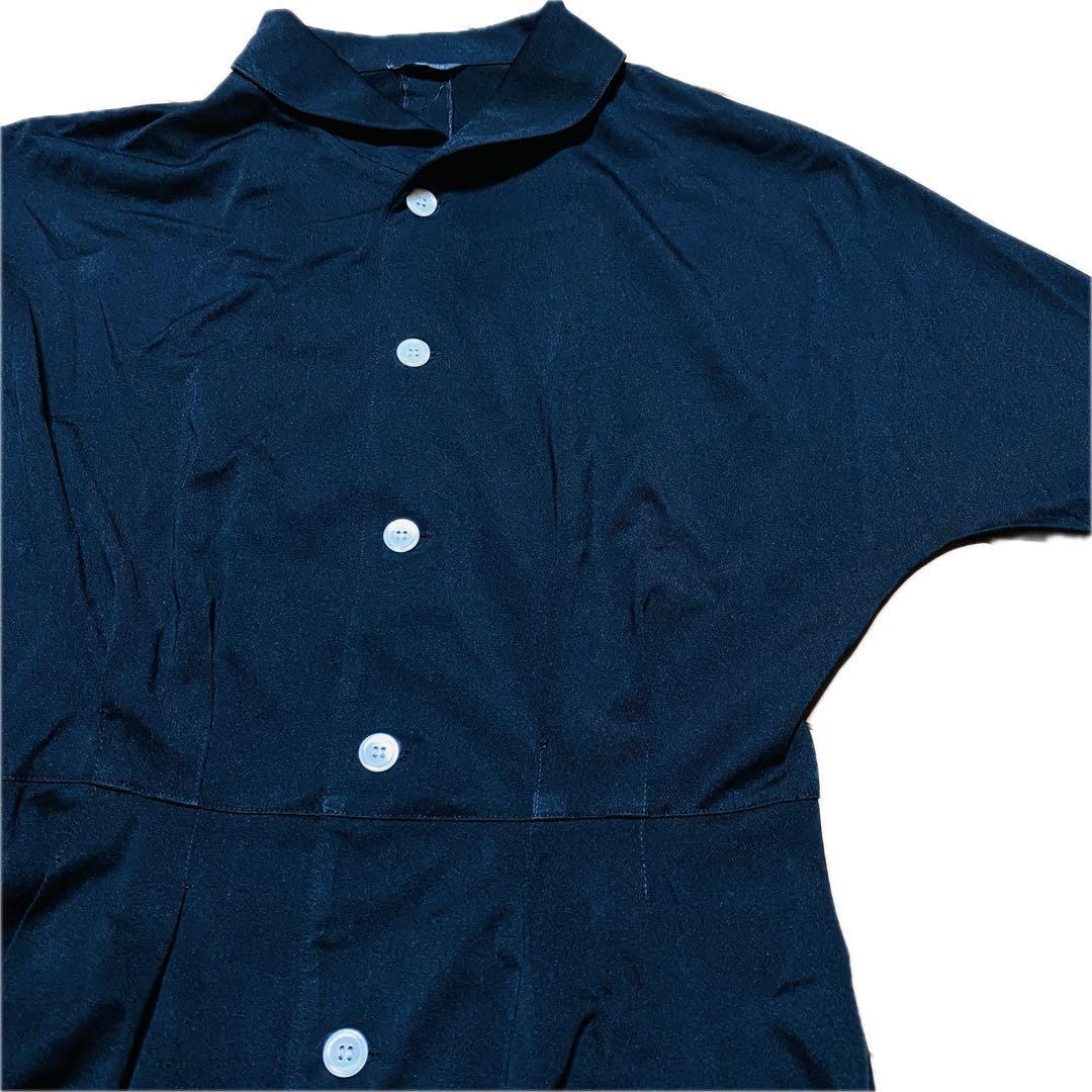 希少 サンプル Y's bis ワンピース ボタン ストレッチ スカート 黒