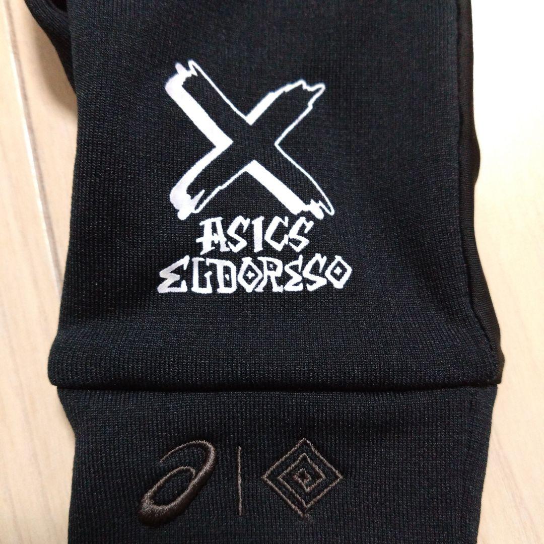 アシックス　エルドレッソ　コラボ　新品　手袋　黒　L