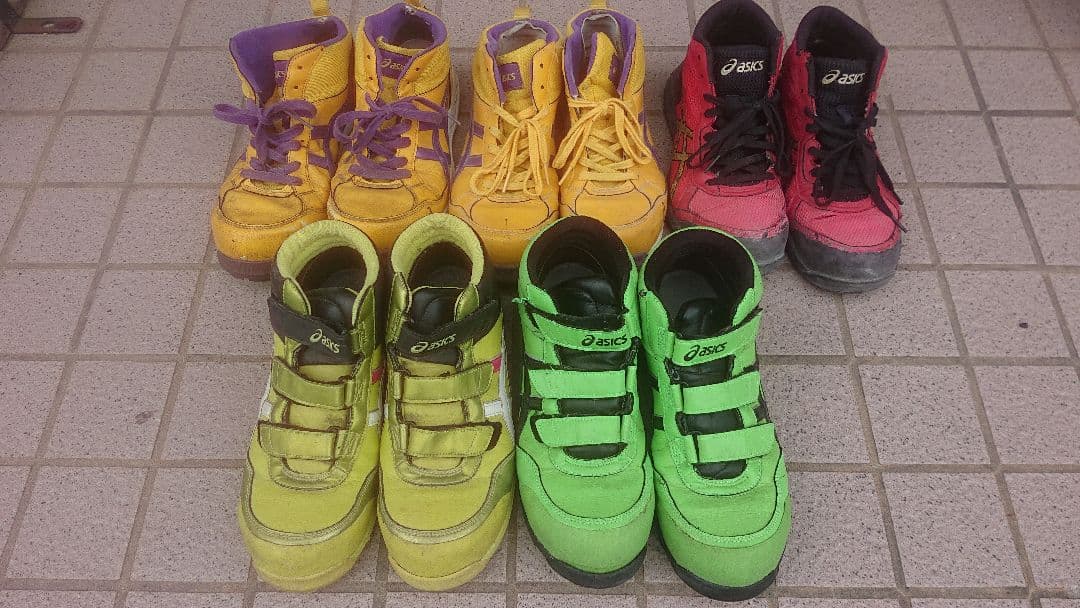 限定カラー asics アシックス 安全靴 ハイカット まとめ売り ミズノ