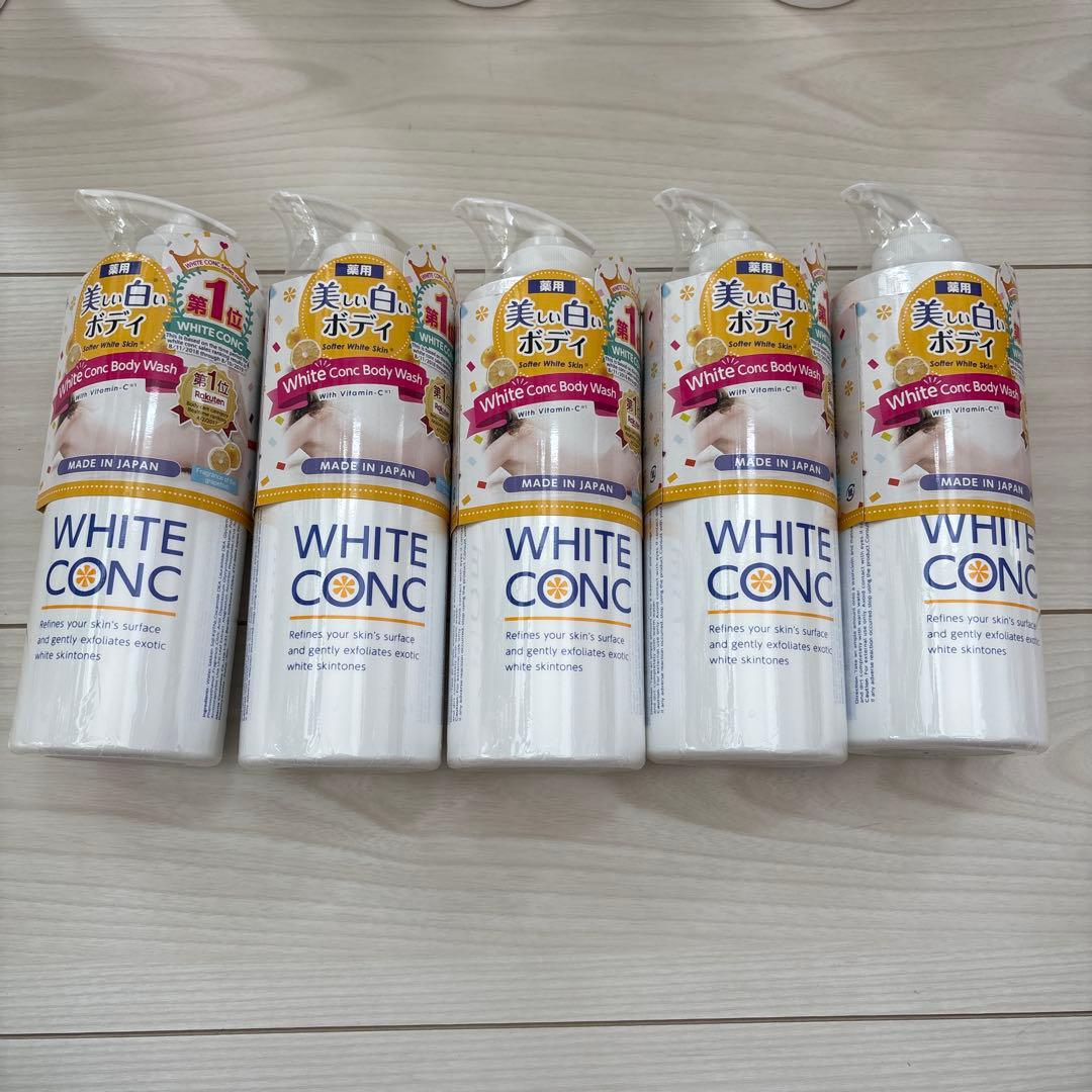 WHITE CONC ボディシャンプー II グレープフルーツ600ml ５個