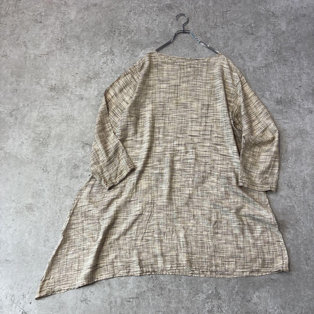 JURGEN LEHL ヨーガンレール　シルク　絹　ワンピース　アシンメトリー