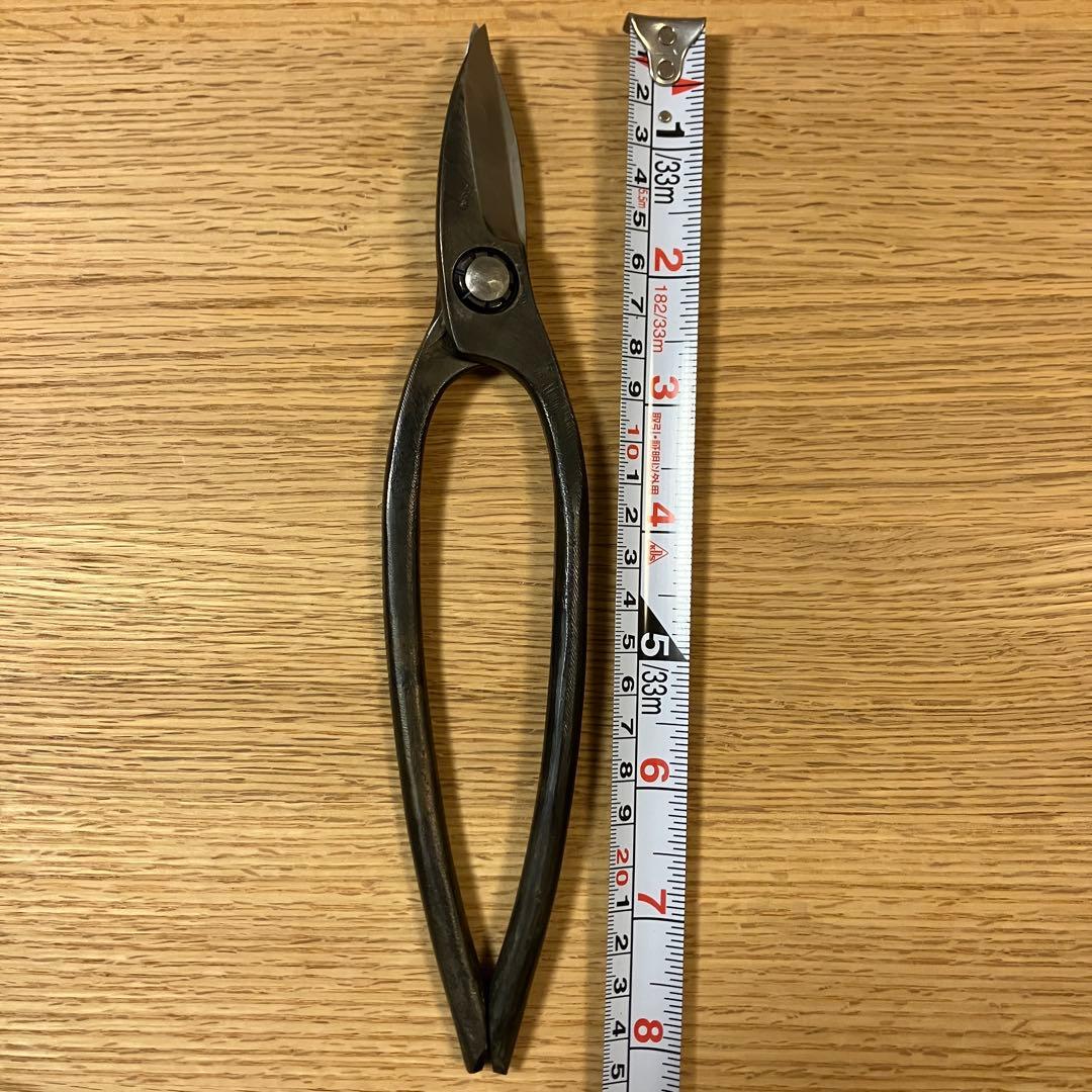 安広　キリバシ　切箸　8寸　植木鋏　庭師鋏
