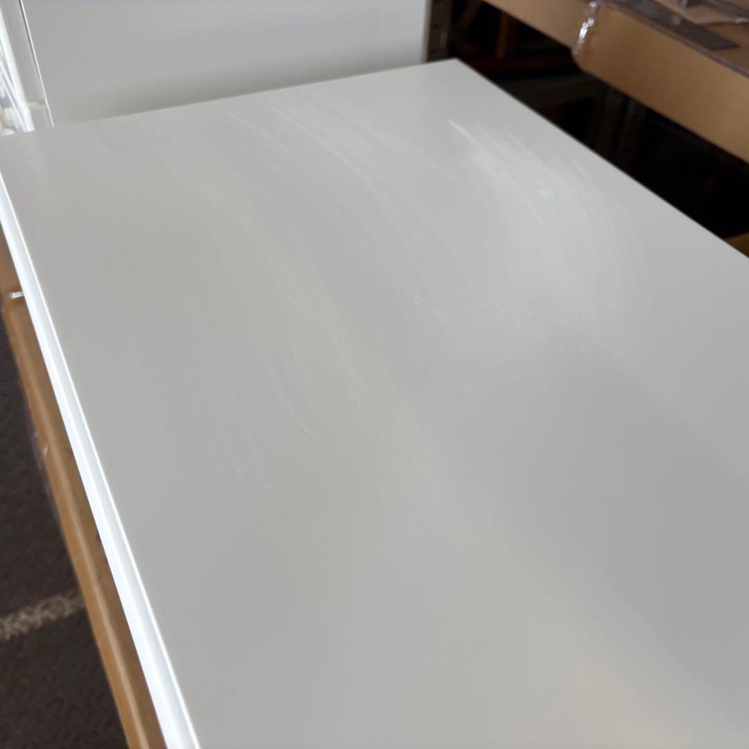 訳あり品【106】フレンチ調ホワイトチェスト横長木製収納家具姫系洋タンス飾り棚姫