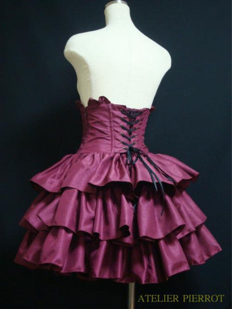 【頭物セット】アトリエピエロ　三段ミニコルセットスカート