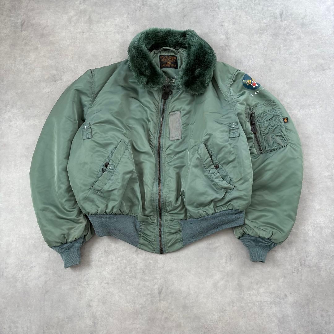 ALPHA INDUSTRIES フライトジャケット Ｂ-15D USA製XL