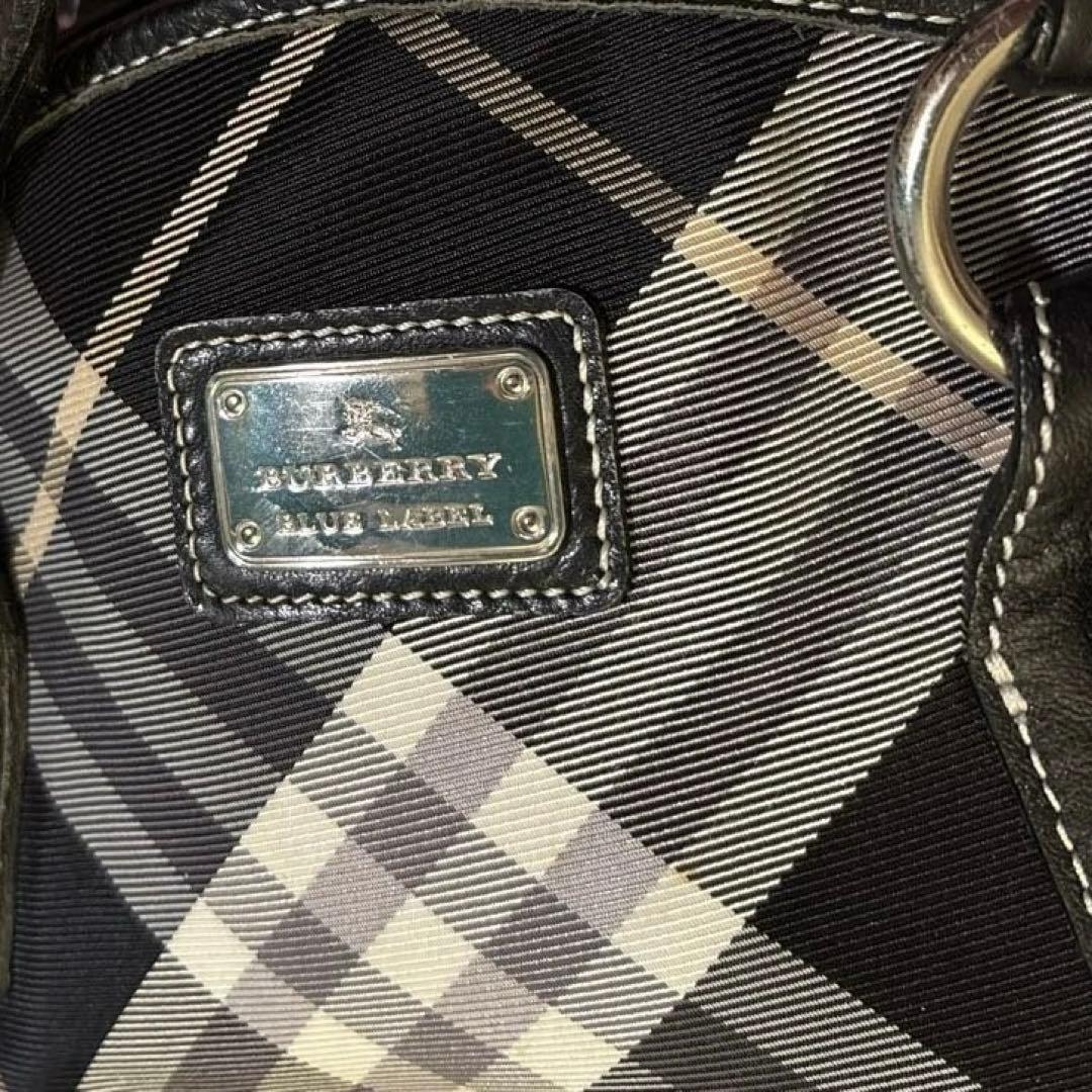 希少✨BURBERRY　バーバリー　ハンドバッグ　ノバチェック　ブルーレーベル