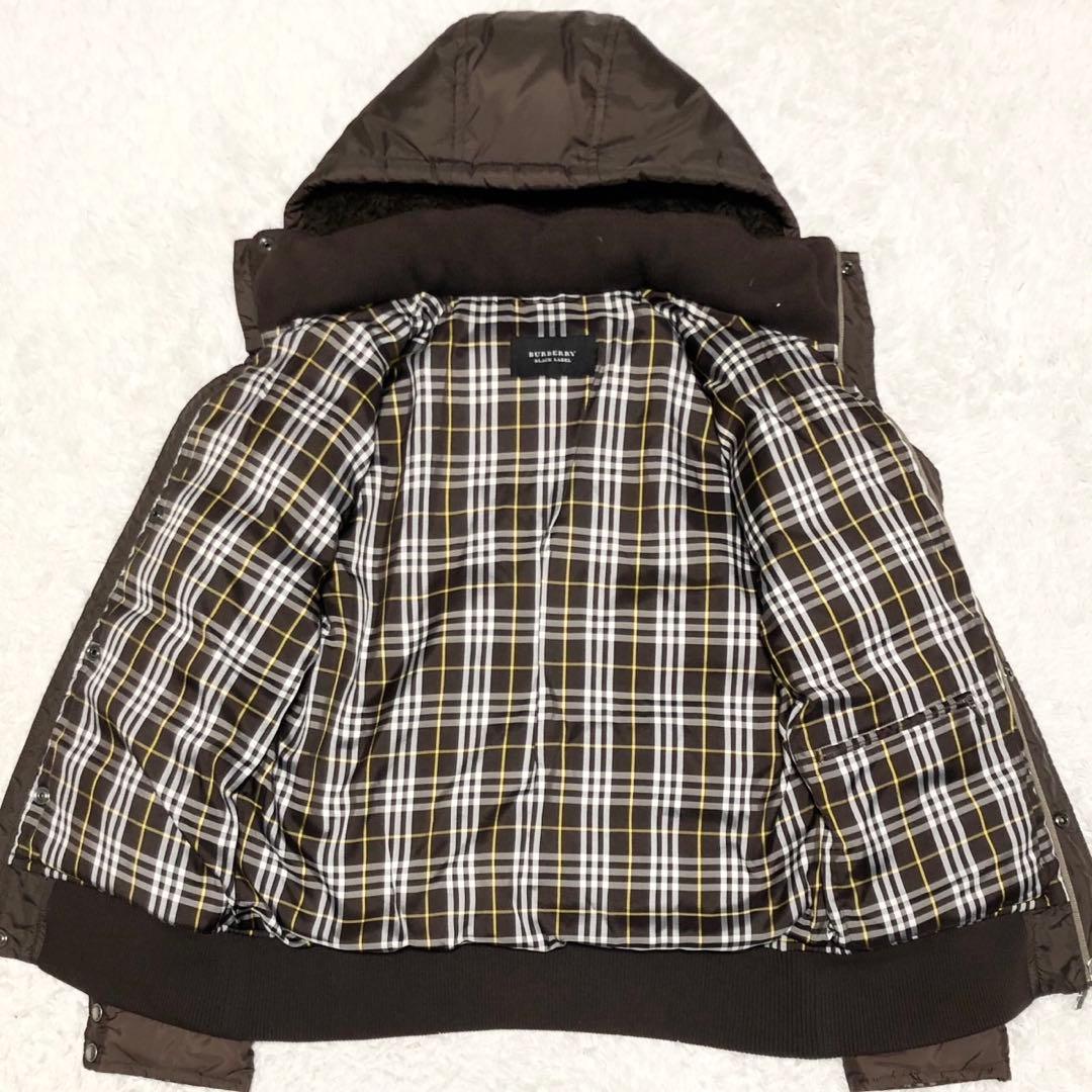 BURBERRY ブラックレーベル ノバチェック ダウンジャケット