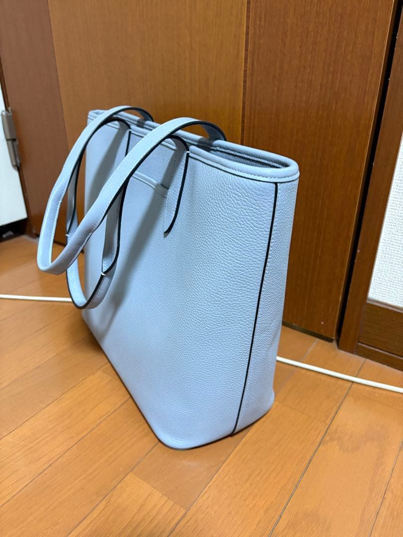 ブルーグレートートバッグ