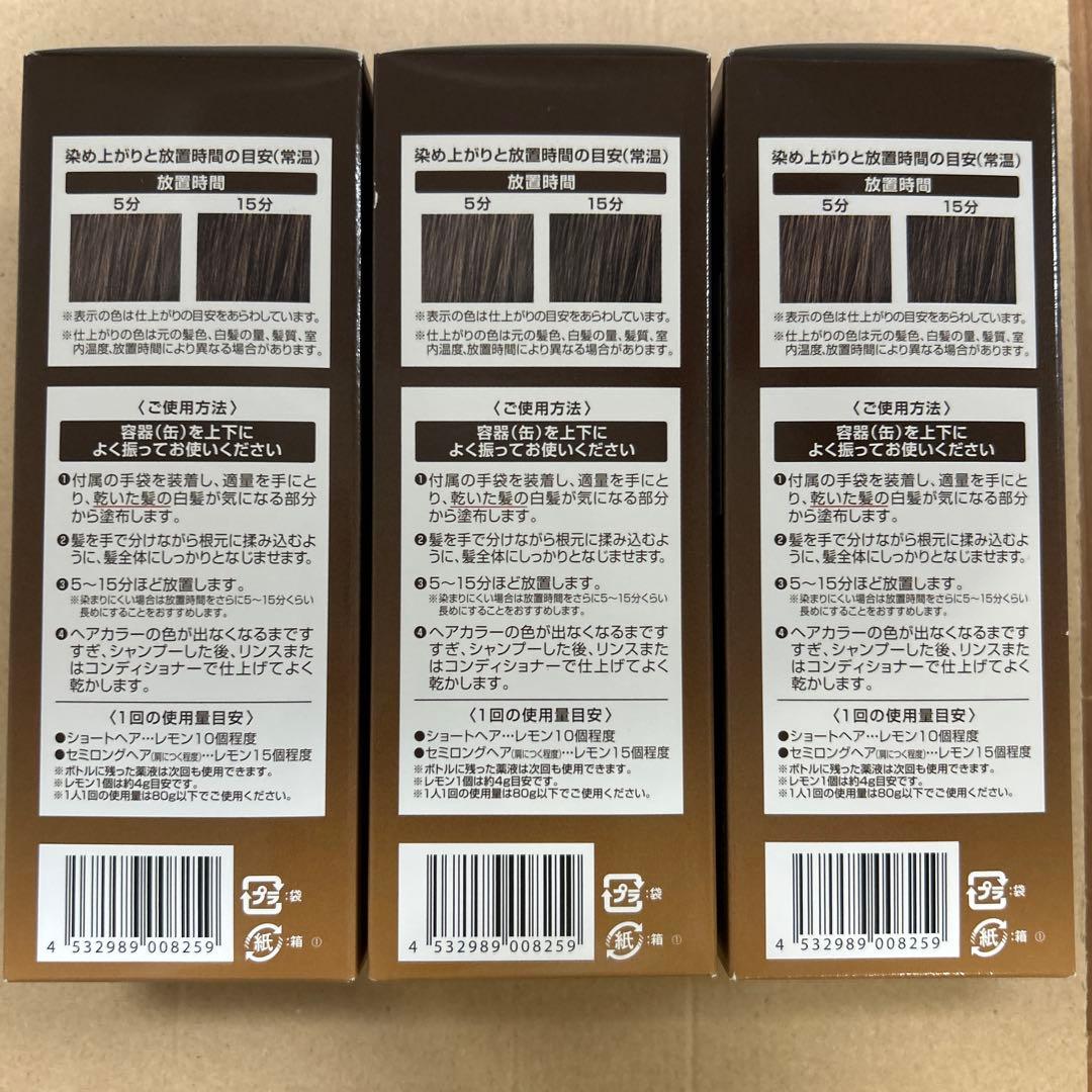 ÉCLAT エアカラー ダークブラウン 80g×3個セット