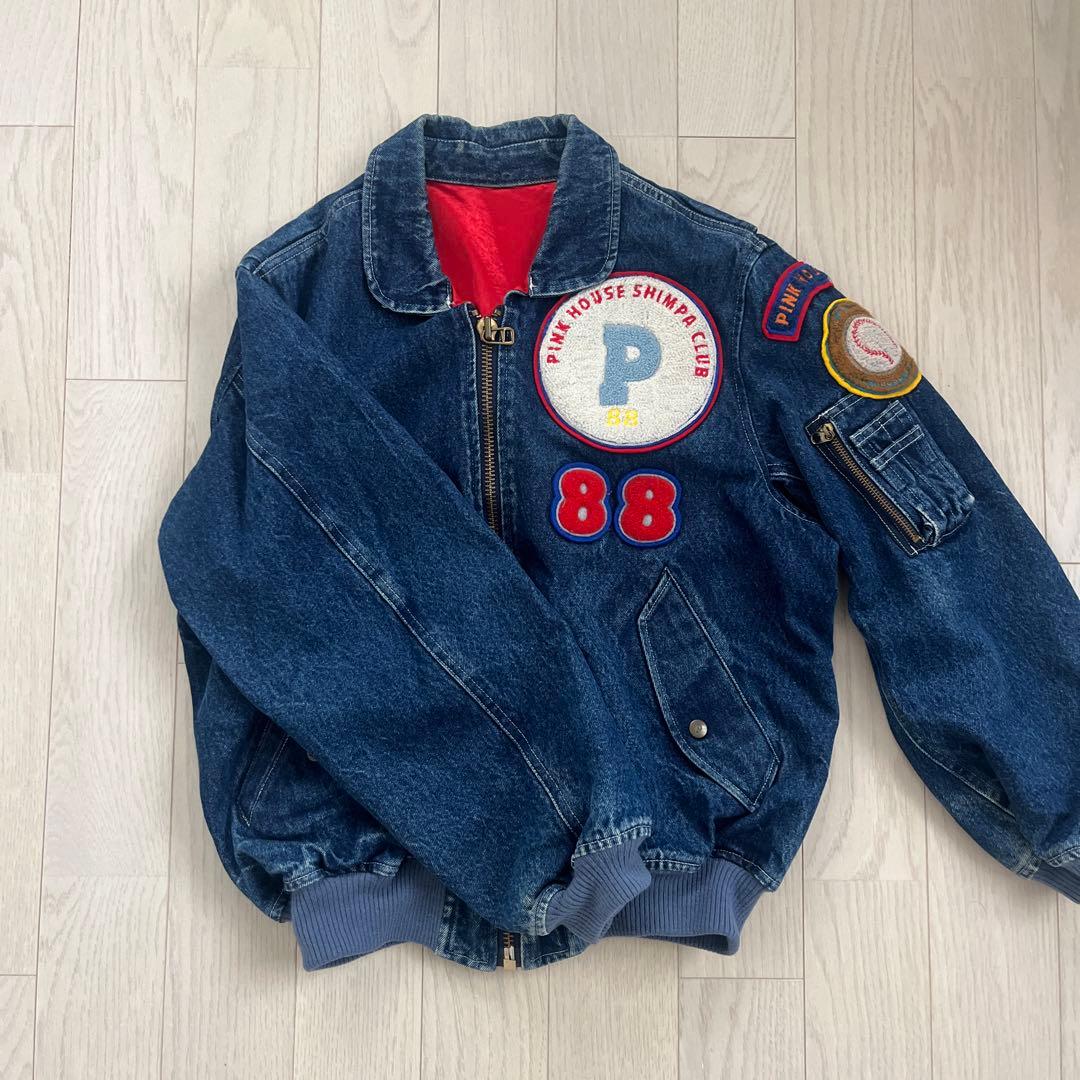 希少) ピンクハウススタジャン　PINKHOUSE