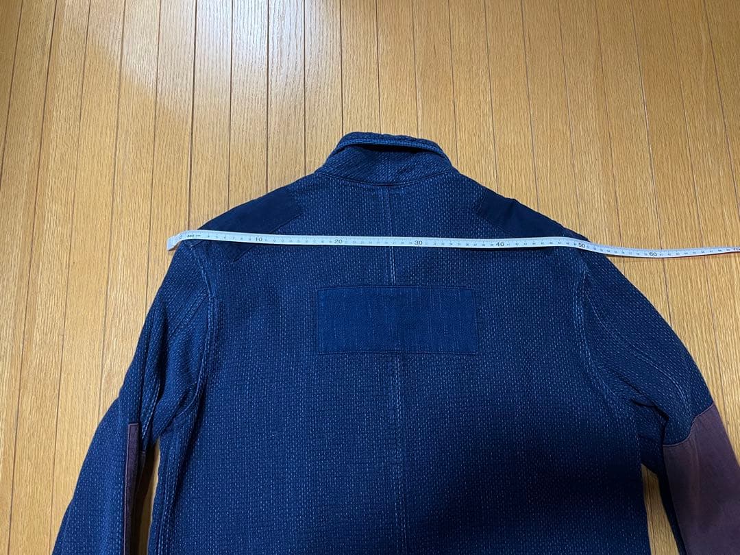 kasurira カスリラ ジャケット デニム コート 藍色 絣 カバーオール