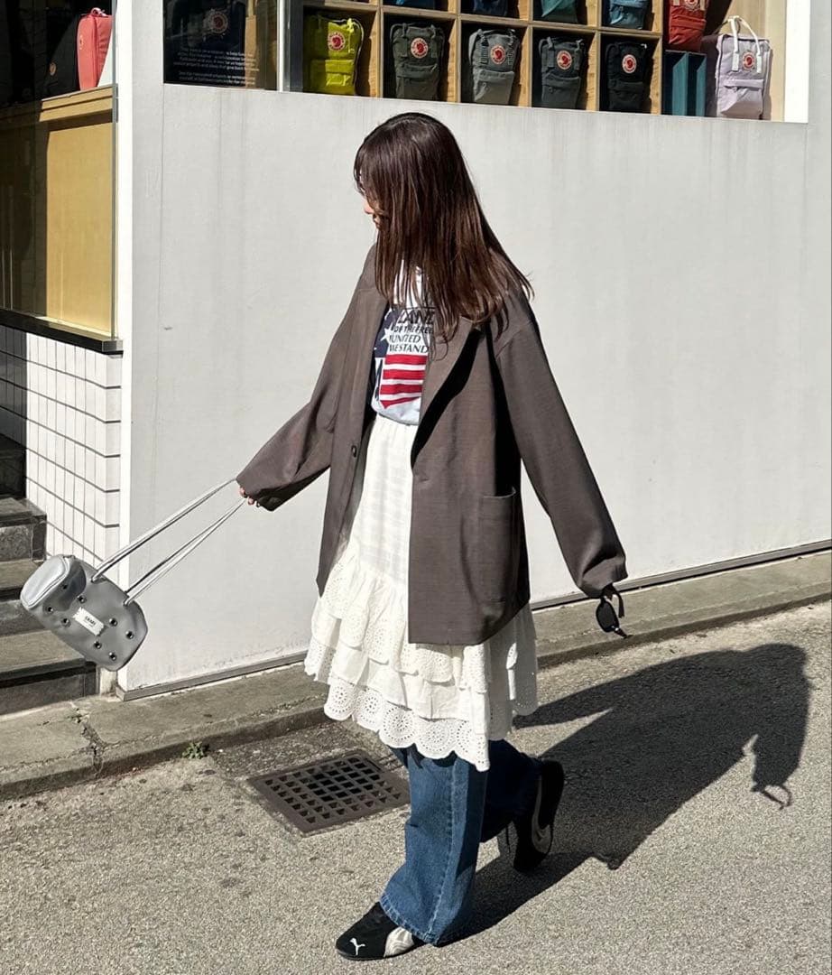 【Ciaopanic】チャオパニックアシメミドルティアードスカート レイヤード