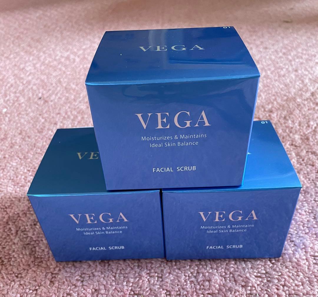 VEGA☆スクラブ洗顔☆3個☆ベガ化粧品