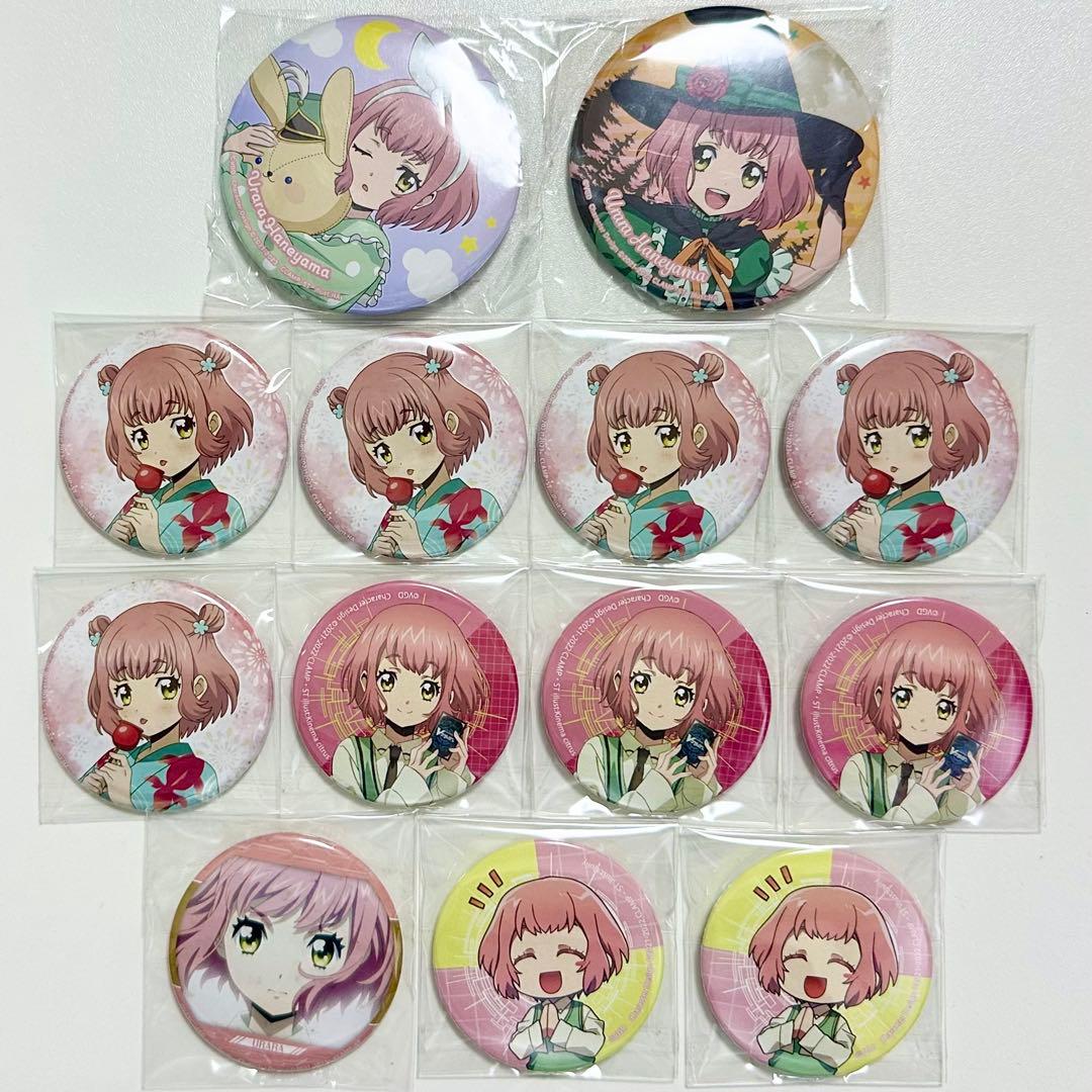 カードファイト!! ヴァンガード 羽根山ウララ 缶バッジ まとめ売り