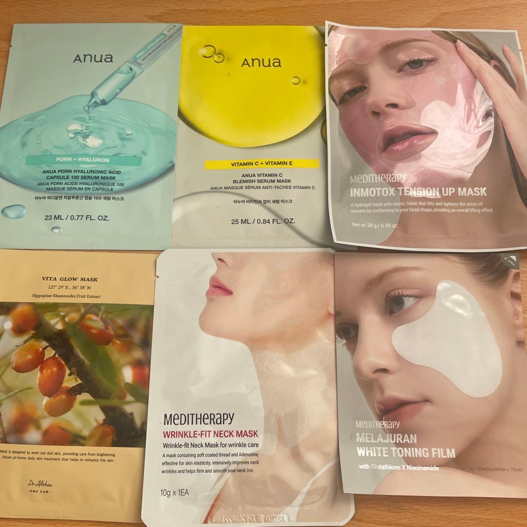 Anua,MediTherapy,VT,マスクセラムレチノールヘアバンド美顔器