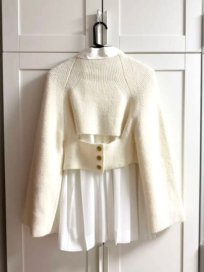 【美品】COLUMN シャツ × ESTNATION ニット 2点セット