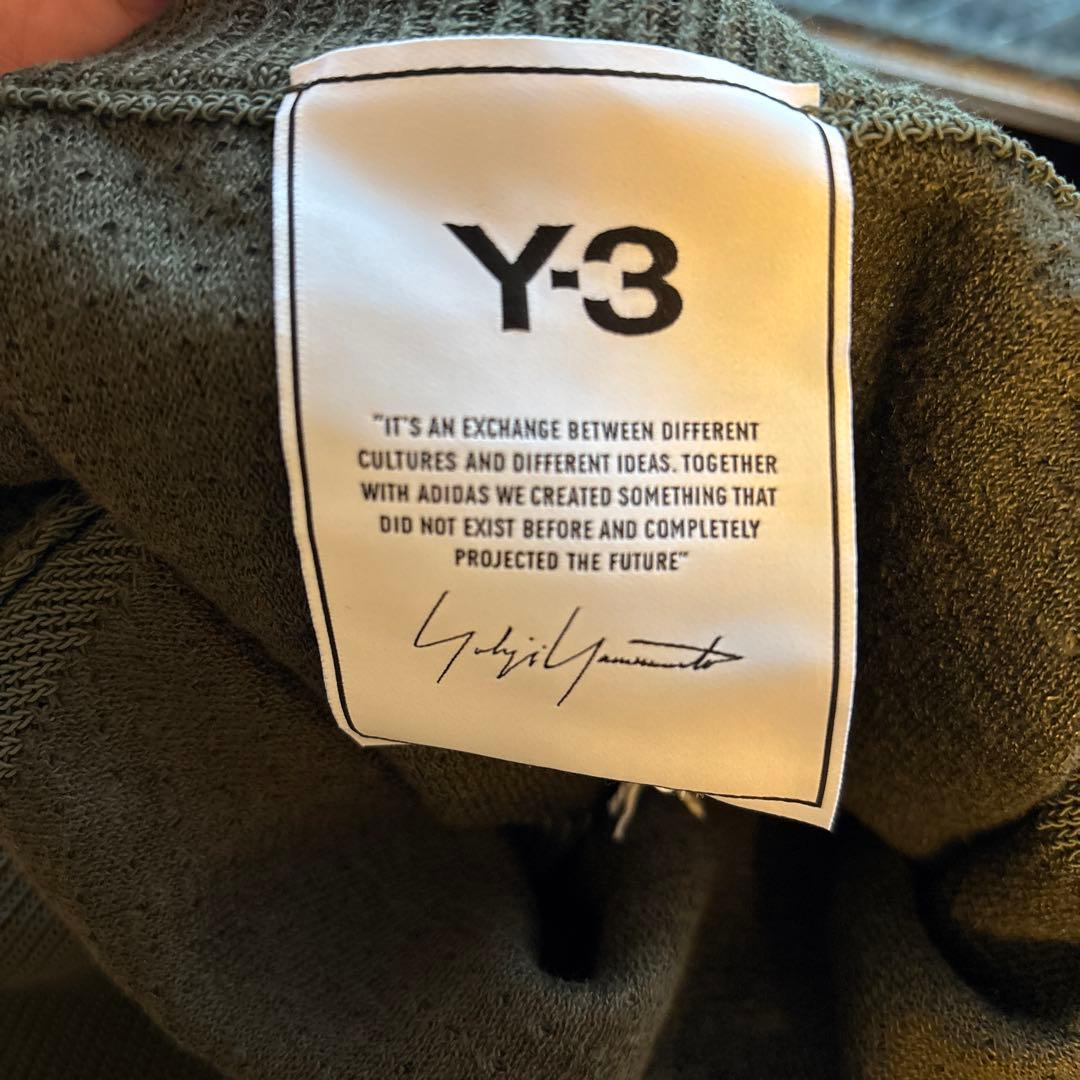 【未着用】Y-3 オリーブグリーン クルーネックセーター