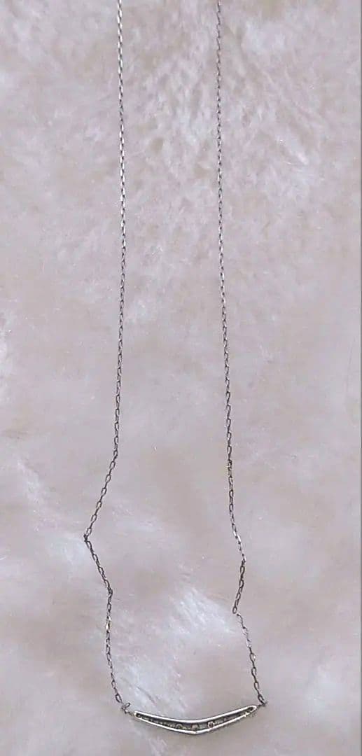 Pt850　ダイヤモンドネックレス