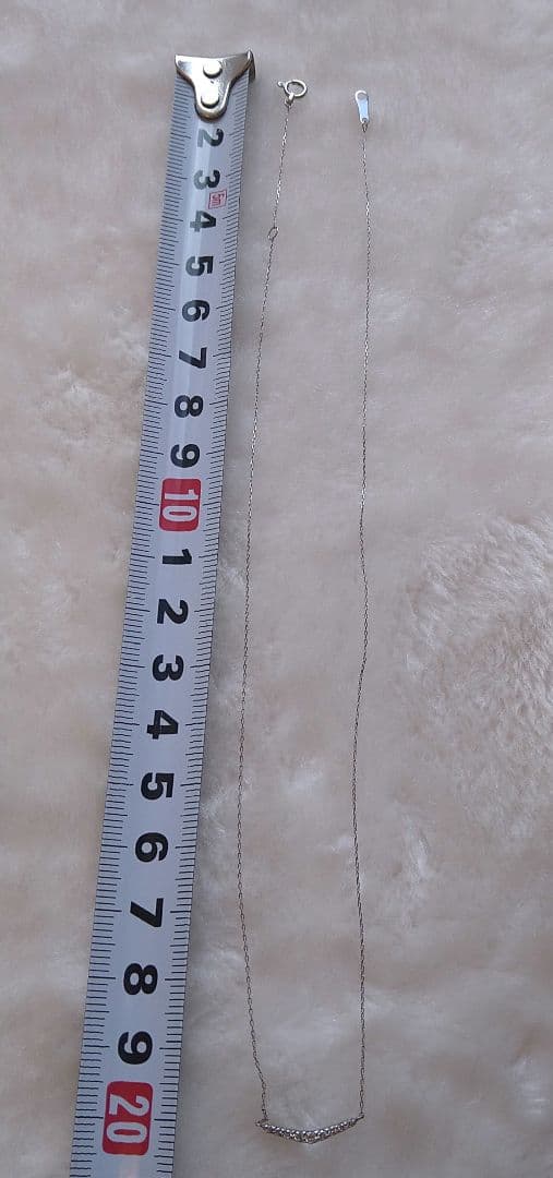 Pt850　ダイヤモンドネックレス