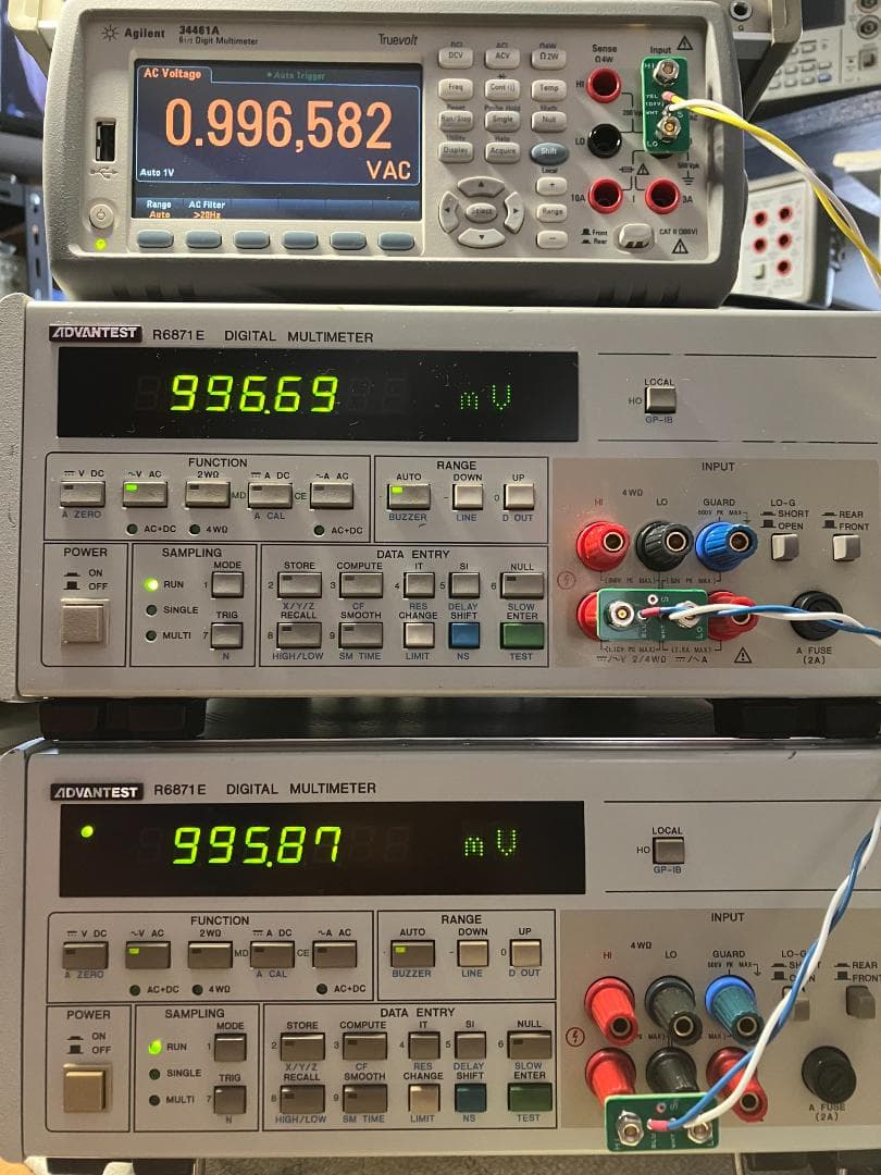 ADVANTEST R6871E 6.5桁 DMM