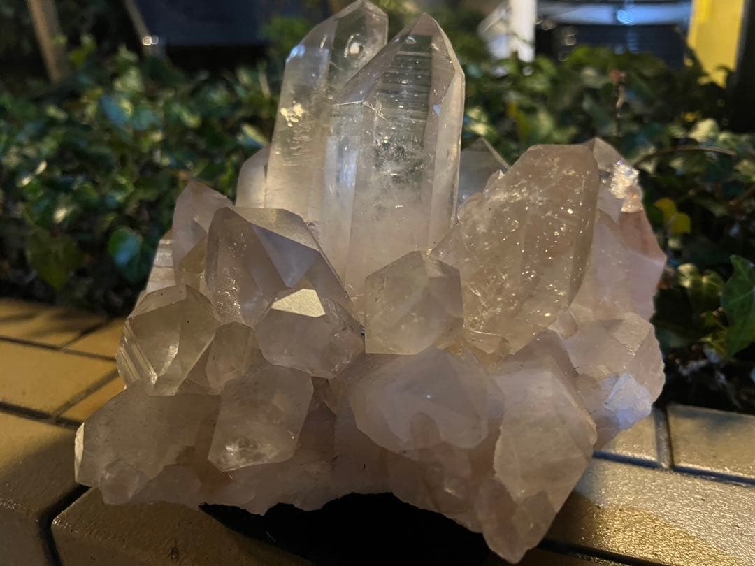 【大感謝際　年忘れ】 水晶 クラスター　南マニハール産　天然石　パワーストーン