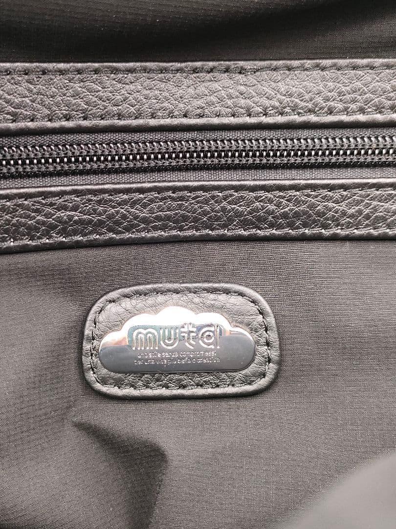 希少⭐muta　ムータ　ボストンバッグ　大きめ　ブラック