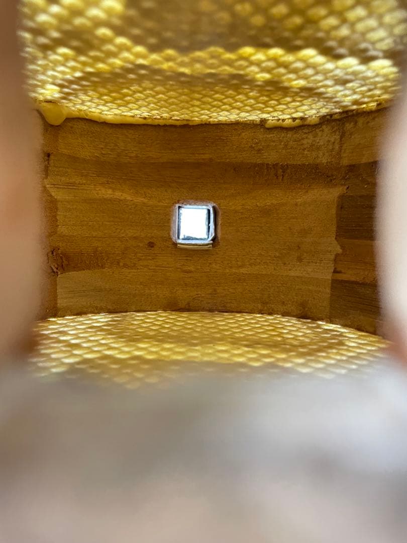 宮古木工芸 本皮1枚貼り/けやき棹 三線 与儀栄功作