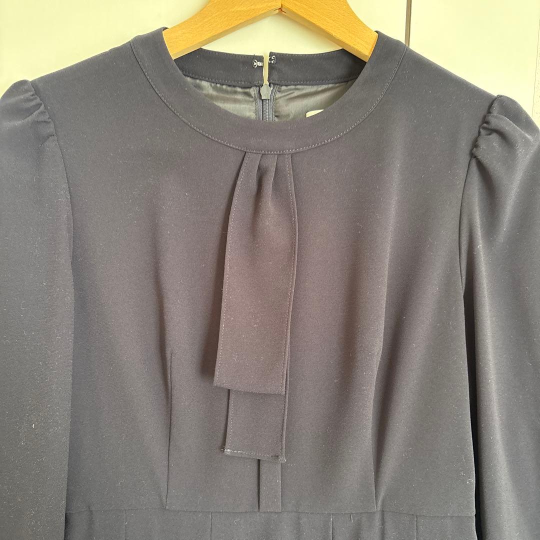 CELFORD セルフォード　ボウタイワンピース　ネイビー