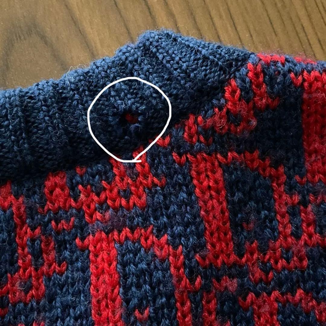 MISS DIOR毛100％ベスト　ビンテージ❣️