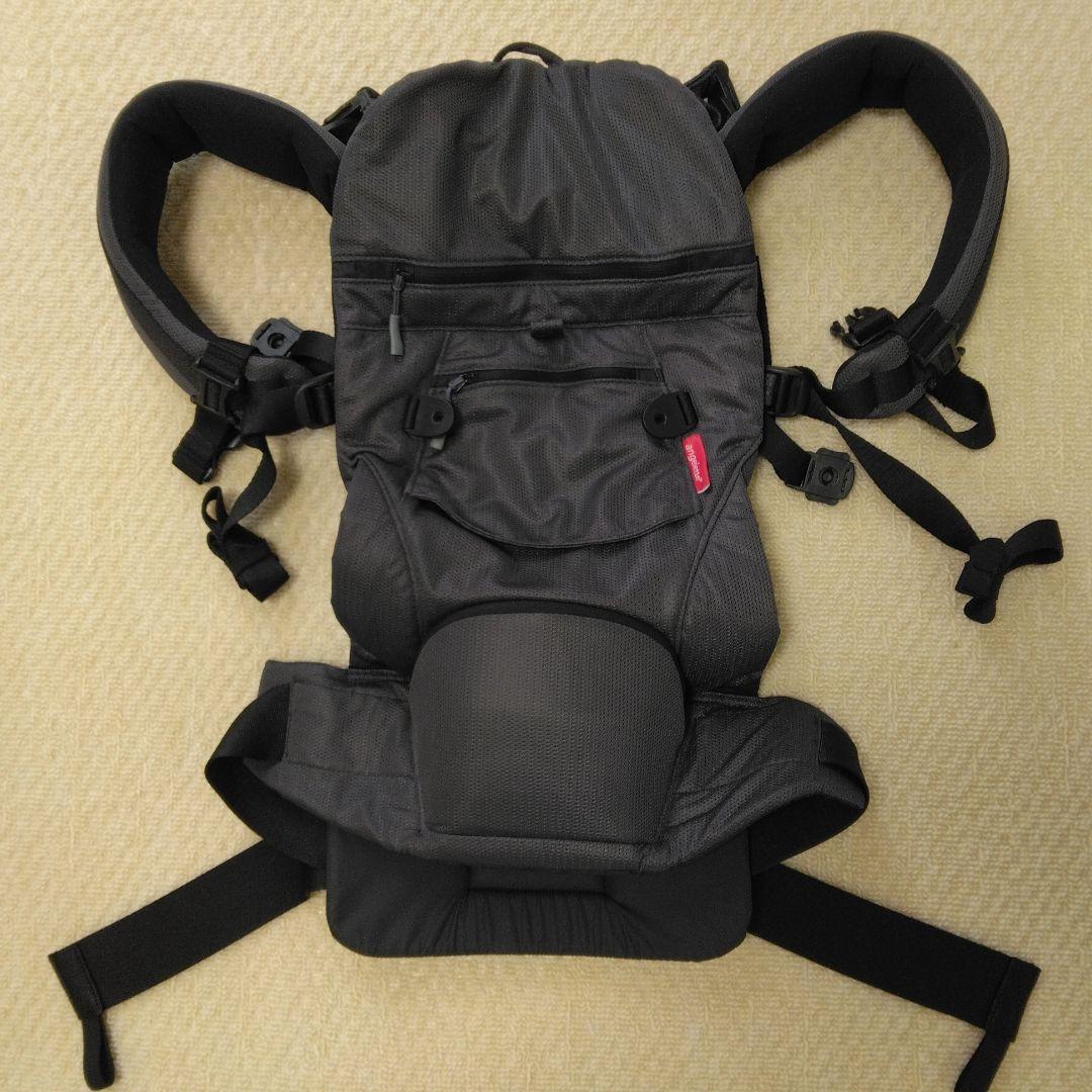 アンジェレッテ　ベビーキャリアオン　チャコールグレー