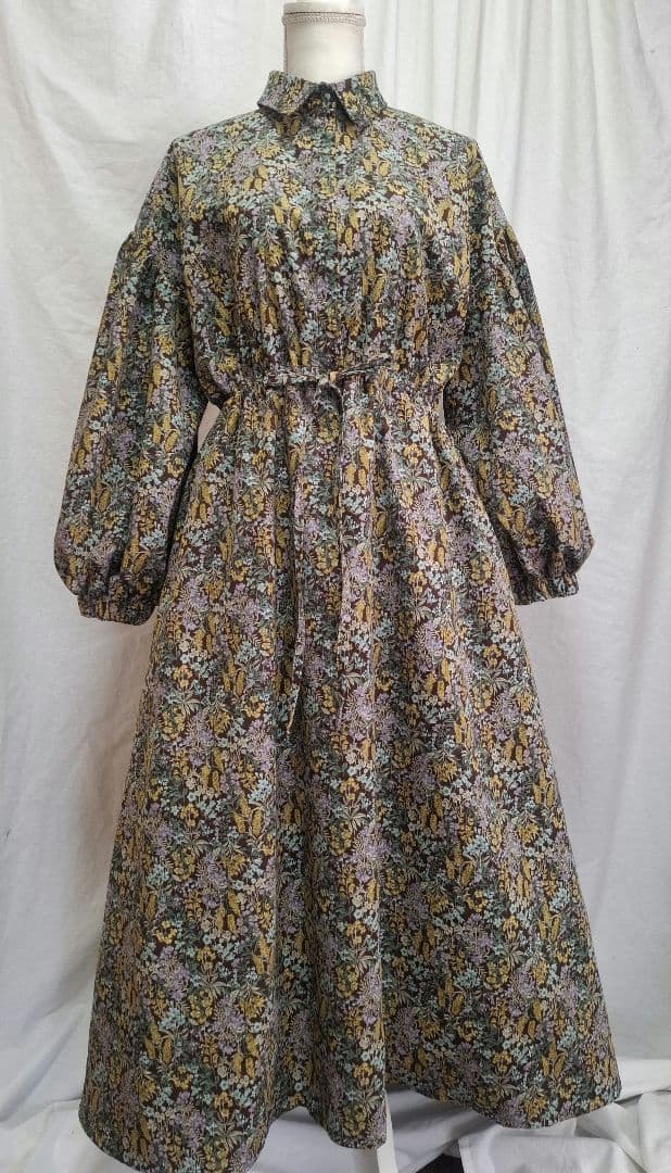 キナコ様 コーデュロイフレアワンピース