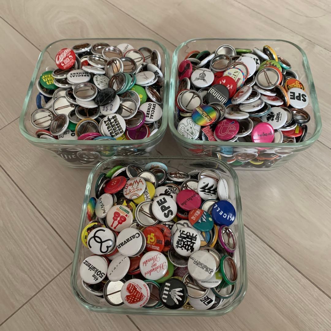 RSR バッジ　ライジングサンロックフェス 缶バッジセット（900個以上）