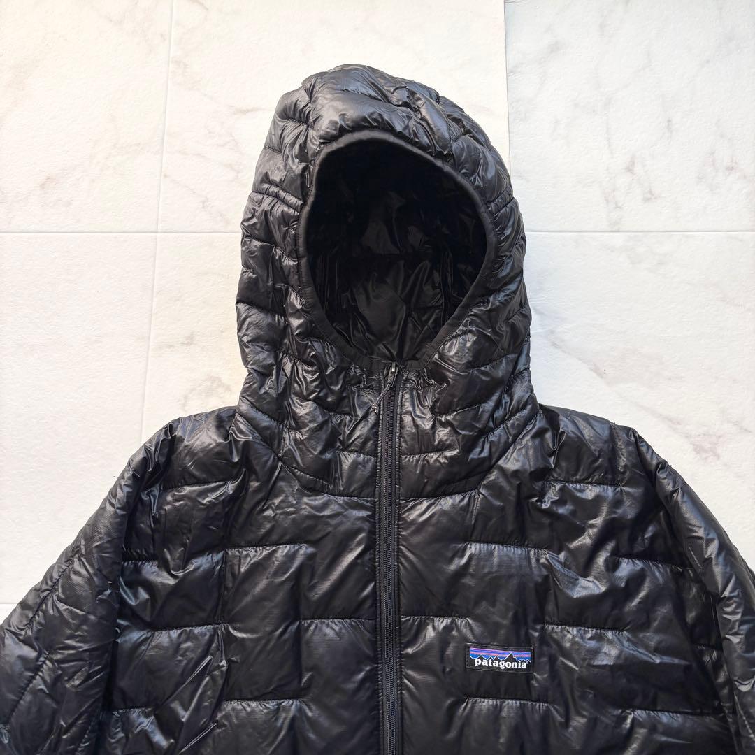 美品 パタゴニア マイクロパフフーディ プリマフィル ブラック XL