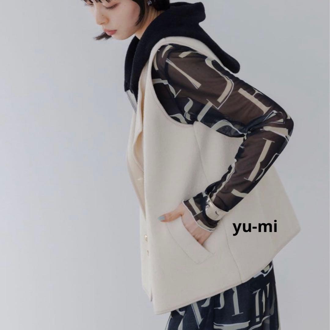 【美品】Eimee law レイヤードフーディジレ　アウター