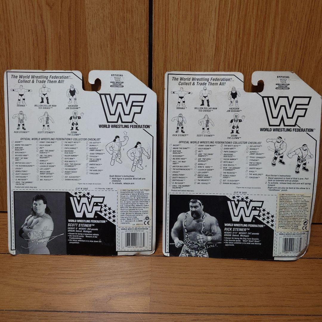 ハズブロ HASBRO WWF WWE　スタイナー・ブラザーズ　フィギュア