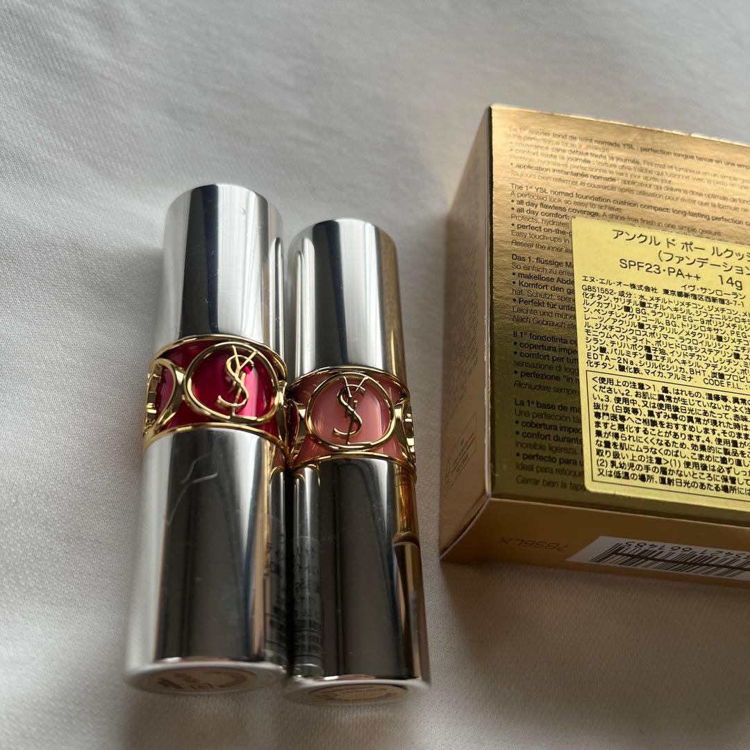 イブサンローラン　クッションファンデ、ヴォリュプテティントインバーム3.4