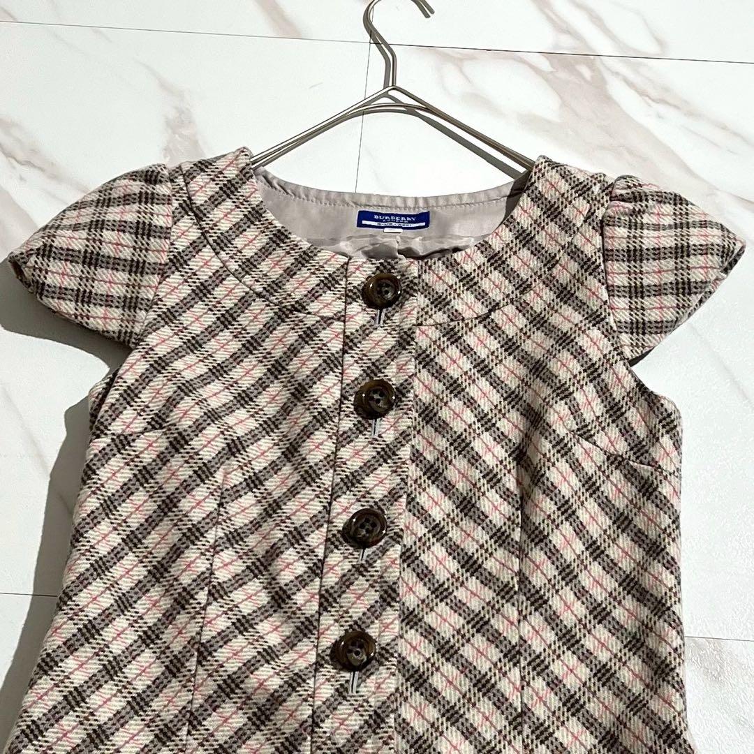 【美品✨吉川ひなの着用】バーバリーブルーレーベル ミニワンピース ノバチェック
