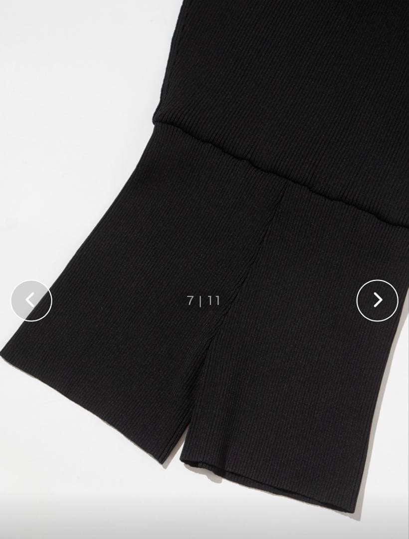 クローイページ 未使用 WCJ インナー付きリブニットスカート