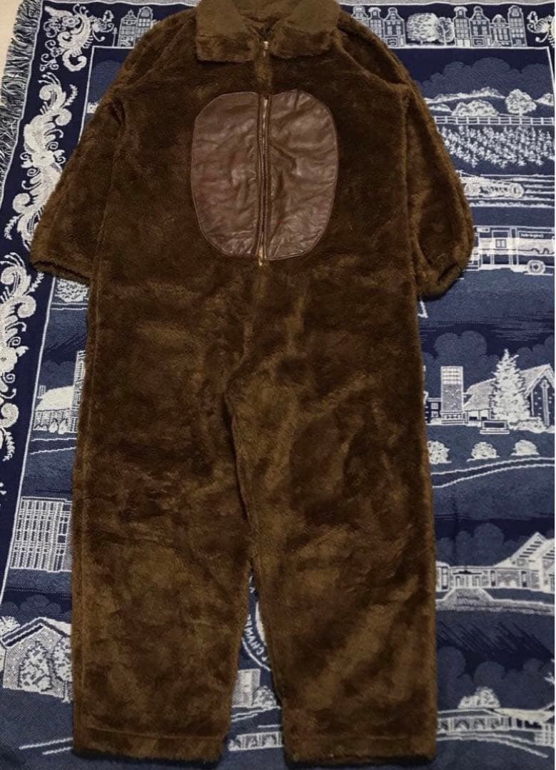 vintage オールインワン　ツナギ　熊ジャン　クマジャン　フリース　80s