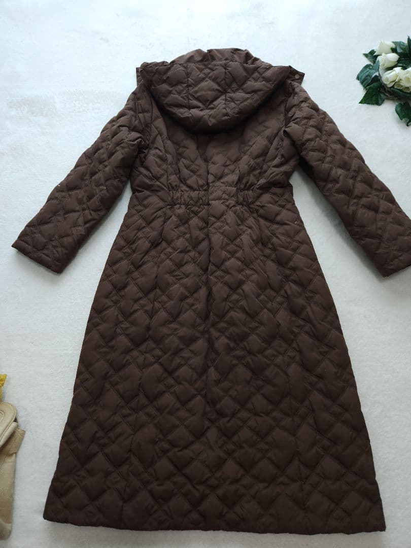 AIGNER 美品 高級ロングコート フード*着脱可能