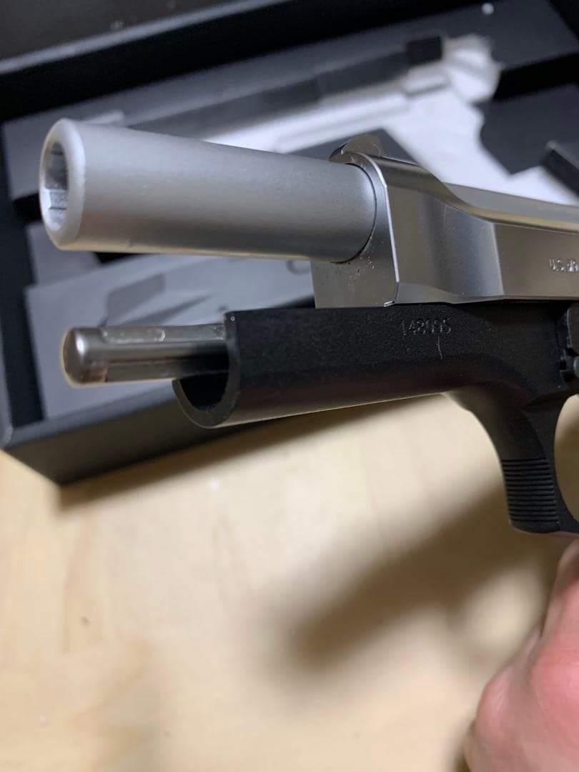 東京マルイ　U.SＭ９ピストル　ガスブローバックハーフシルバー