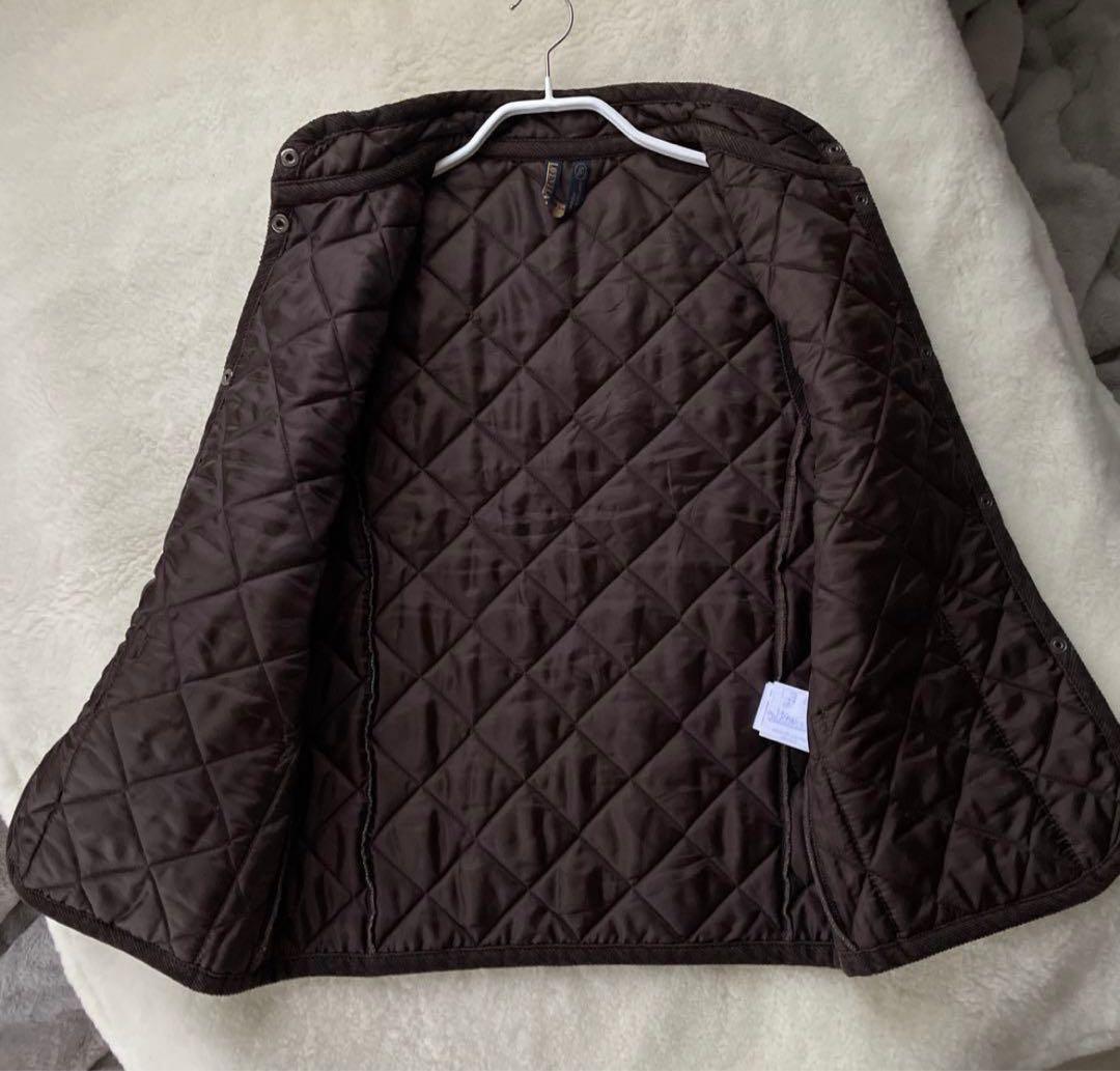 【38サイズ】LAVENHAM ラベンハム キルティングベスト ブラウン