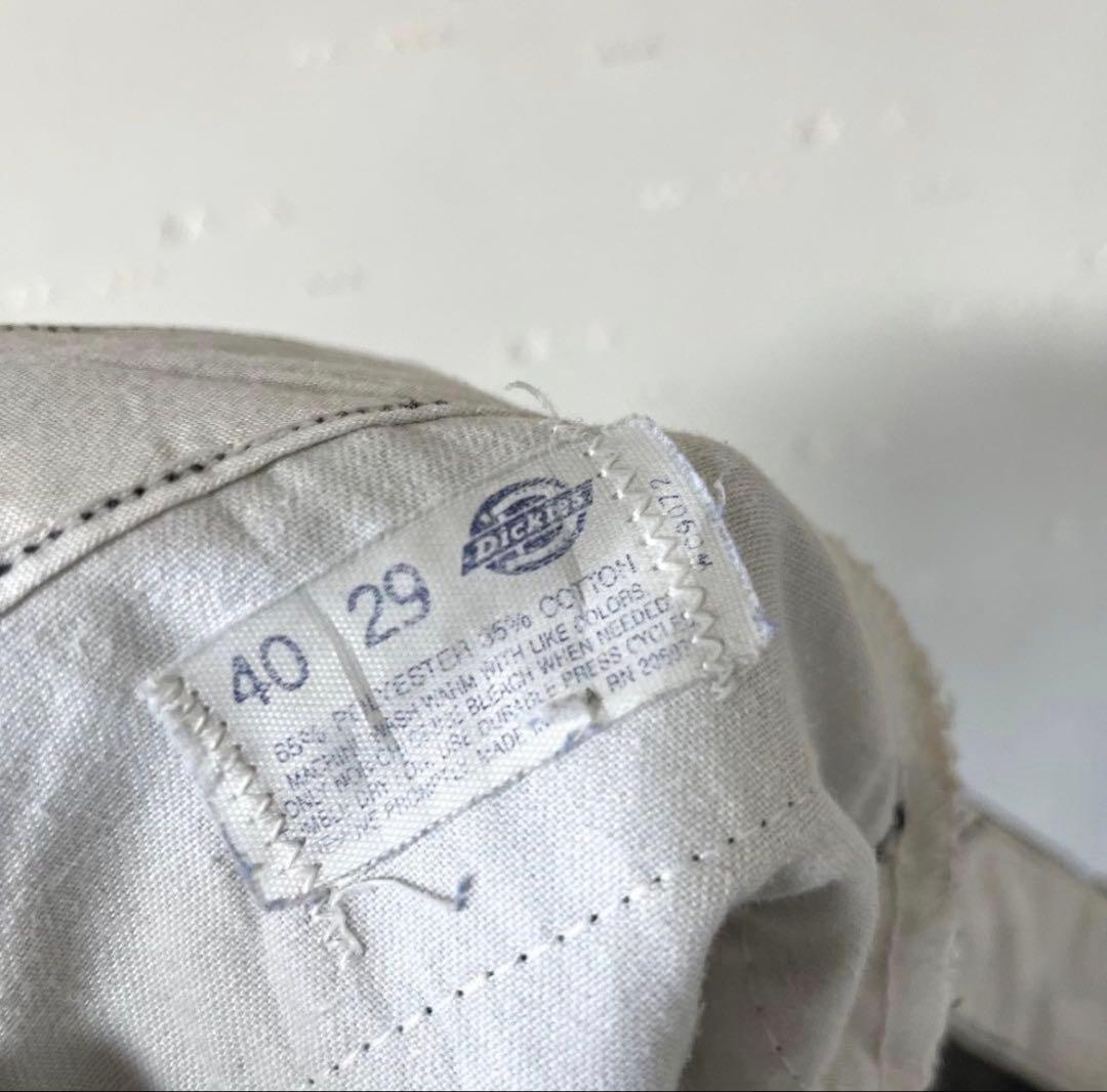 レアカラー USA製 古着 80's ディッキーズ チビタグ ワークパンツ