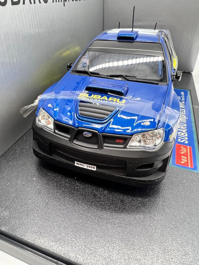 No320ミニカー1/18箱あり SUBARU IMPREZA WRC