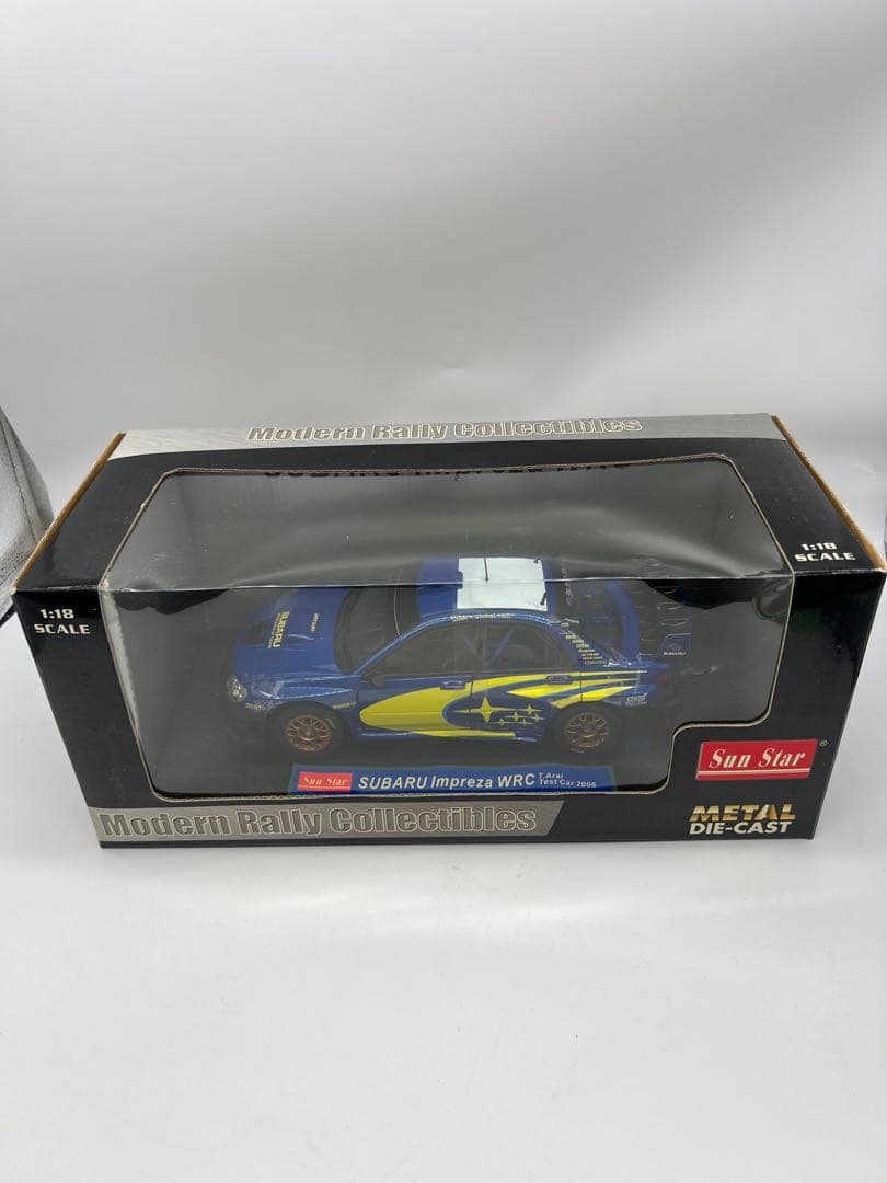 No320ミニカー1/18箱あり SUBARU IMPREZA WRC
