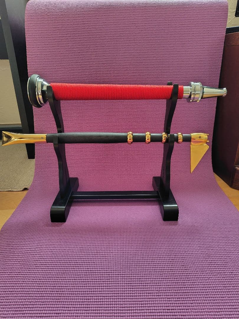 消防団退団記念品　鳶口、放水口